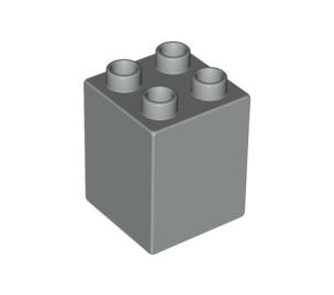 LEGO Duplo Lichtgrijs Steen 2 x 2 x 2 (31110)