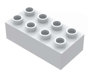 LEGO Duplo Licht Steengrijs Steen 2 x 4 (3011 / 31459)