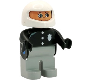 LEGO Duplo Male Police Motorcycle Rider