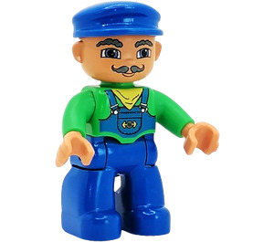 LEGO Duplo Mężczyzna Pociąg Engineer