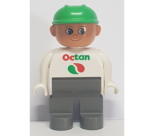 LEGO Duplo Hombre con Octan logo Figura Duplo