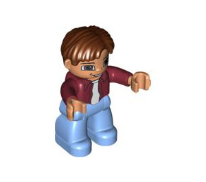 LEGO Duplo Man mit Haar Father Duplo Abbildung