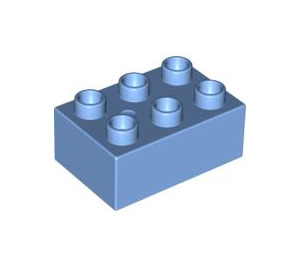 LEGO Duplo Medium Blue Brick 2 x 3 (87084)