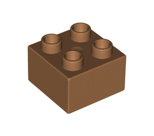 LEGO Duplo Chair moyenne foncée Brique 2 x 2 (3437 / 89461)