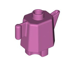 LEGO Duplo Medium Dark Pink Coffeepot (24463 / 31041)