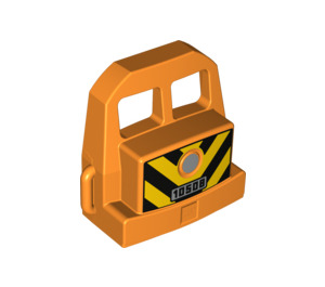 LEGO Duplo Orange Loco Front Goods 2 x 4 x 3.5 (13976)