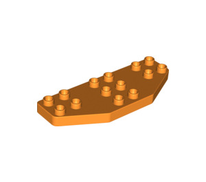 LEGO Duplo Orange Aile assiette 3 x 8 (2156)