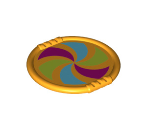 LEGO Duplo Plate with Swirl (27372 / 33407)