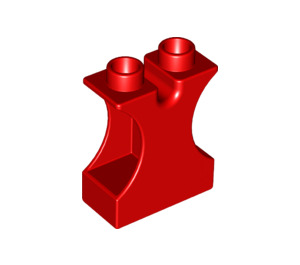 LEGO Duplo rouge 1 x 2 x 2 Pylon (6624 / 42234)