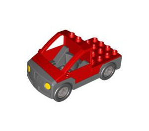 LEGO Duplo Red Car/Truck Base Assembly (47440 / 89608)