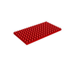 LEGO Duplo Red Plate 8 x 16 (6490 / 61310)