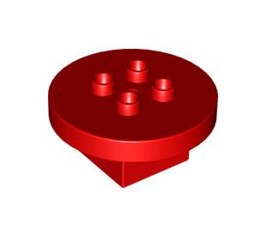 LEGO Duplo rouge Table Rond 4 x 4 x 1.5 (31066)