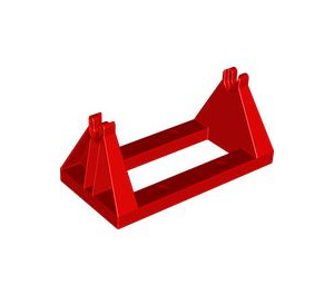 LEGO Duplo Red Tipper Chassis 4 x 8 x 3 (51558)