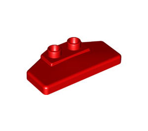 LEGO Duplo rouge Aile 2 x 4 x 0.5 (46377 / 89398)