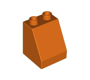 LEGO Duplo Orange rougeâtre Pente 2 x 2 x 2 (70676)