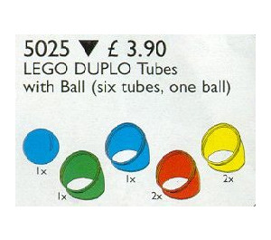 LEGO Duplo Tubes mit Balls 5025