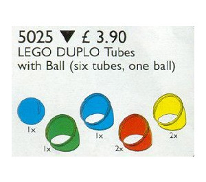 LEGO Duplo Tubes with Balls 5025