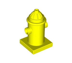 LEGO Duplo Jaune vif Hydrant (6414)