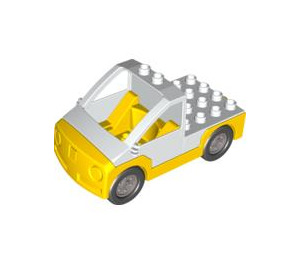 LEGO Duplo White Car/Truck Base Assembly (47438 / 47440)