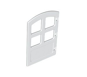 LEGO Duplo White Door with Larger Bottom Windows (67872)