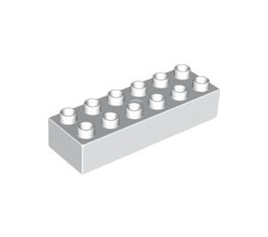 LEGO Duplo Wit Steen 2 x 6 (2300)