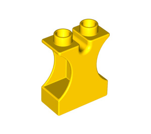 LEGO Duplo Gelb 1 x 2 x 2 Pylon (6624 / 42234)