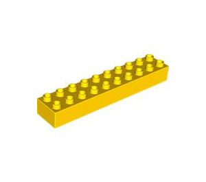 LEGO Duplo Geel Steen 2 x 10 (2291)
