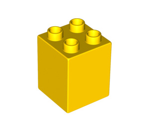 LEGO Duplo Geel Steen 2 x 2 x 2 (31110)