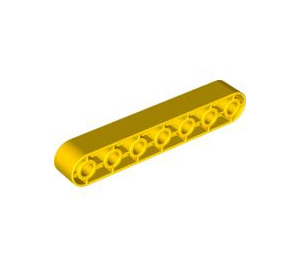 LEGO Duplo Yellow Dacta Statics Beam with 7 Holes (6524)