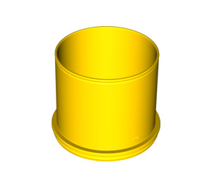 LEGO Duplo Yellow Duplo Tube Straight (31452)