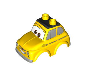 LEGO Duplo Gelb Luigi Auto oben 4 x 6 (33593)