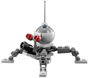 LEGO Enano Araña Droid con Dark Stone Gris Dome y Negro Shooter Minifigura