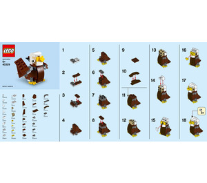 LEGO Eagle Set 40329 Instructions