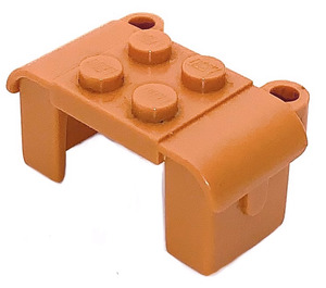 LEGO Jordens orange Beholder Side Bags (749)