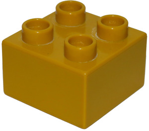 LEGO Erde Orange Duplo Backstein 2 x 2 (3437 / 89461)