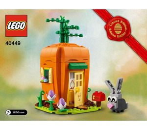 LEGO Easter Bunny's Wortel House 40449 Instructions