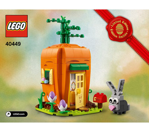 LEGO Easter Bunny's Carrot House Set 40449 Instructions