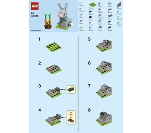 LEGO Easter Bunny Set 40398 Instructions
