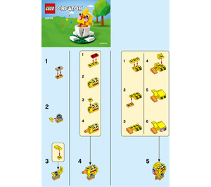 LEGO Easter Chick Egg Set 30579 Instructions