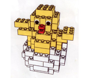 LEGO Easter Chick dans Œuf 4212847