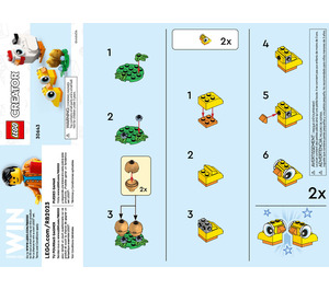 LEGO Easter Chickens 30643 Ohjeet