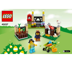 LEGO Easter Œuf Hunt 40237 Instructions