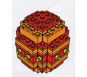 LEGO Easter Œuf Orange 4212850