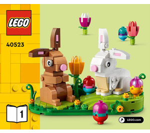 LEGO Easter Rabbits Display Set 40523 Instructions