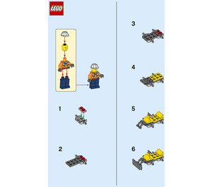 LEGO Eddy Erker mit Bulldozer 952003 Instructions