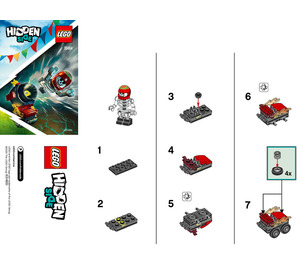 LEGO El Fuego's Stunt Cannon 30464 Instrucciones