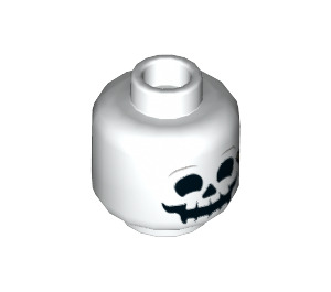 LEGO El Fuego Skeleton Minifigure Head (Recessed Solid Stud) (3626 / 66670)