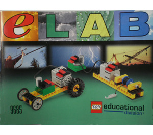 LEGO eLAB Green Car Set 9685 Instructions