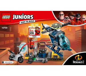 LEGO Elastigirl's Rooftop Pursuit 10759 Instructies