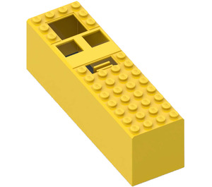 LEGO Electric 9V Batteri Boks 4 x 14 x 4 Hætte (2846)